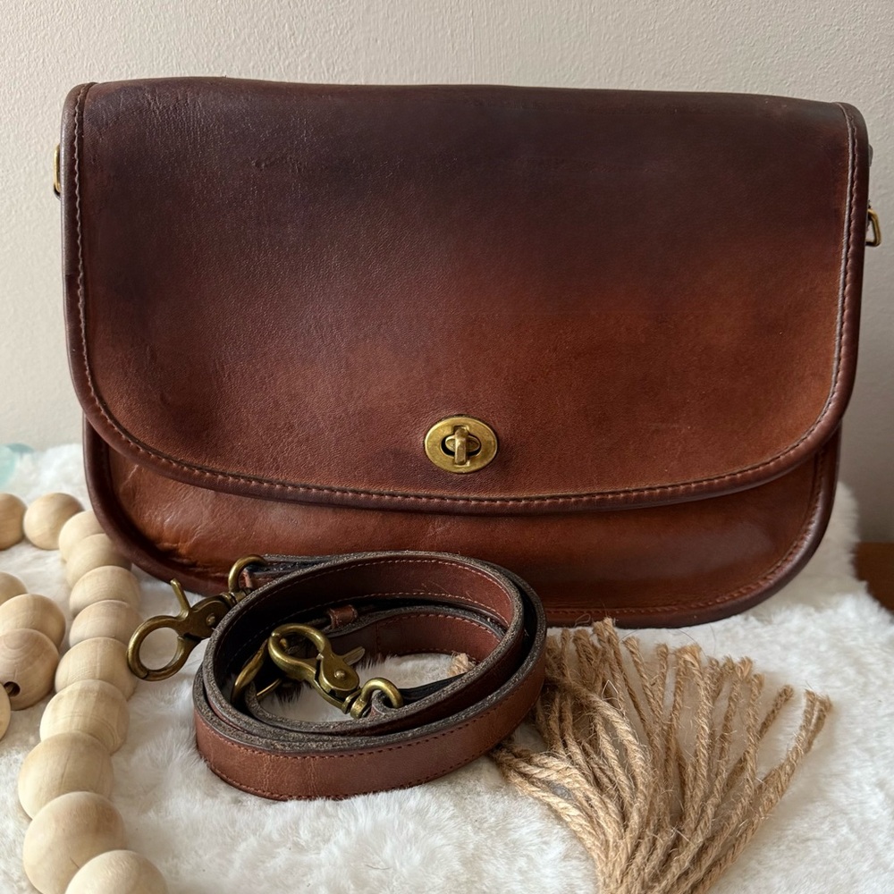 Coach City Bag 9790 Brown Leather Pre 1994